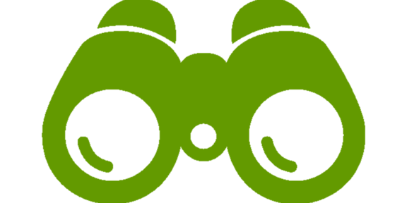 grünes Gernglas Icon