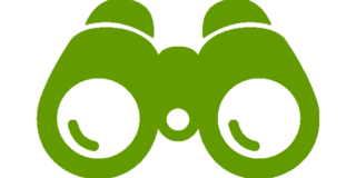 grünes Gernglas Icon